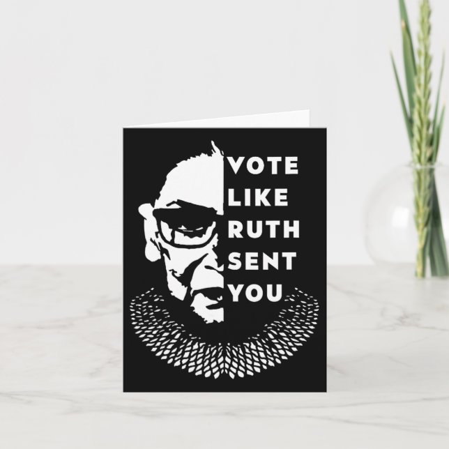 Cartão Como Ruth Te Enviou - Feminista (Frente)