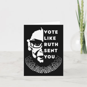 Cartão Como Ruth Te Enviou - Feminista