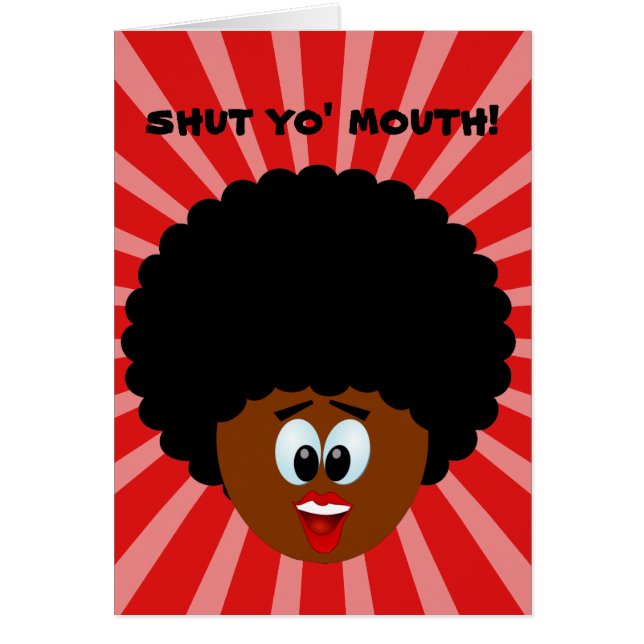 Cartão Como sugerir polidamente que alguém fala da parada (Frente)