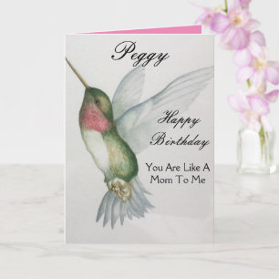 Cartão Como Uma Carta De Aniversário Da Mãe