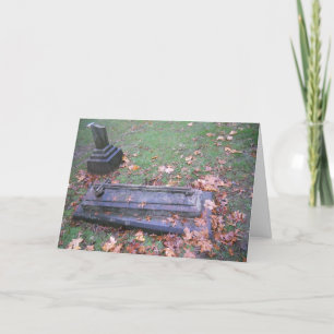 Cartão "Como você vai passar a eternidade?" Hallowe’en Ca