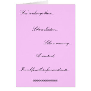 Cartão Companheiro constante