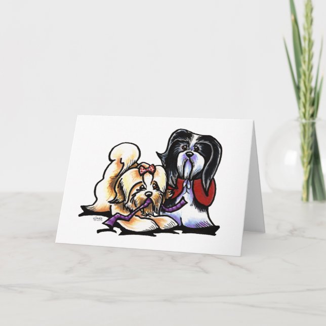 Cartão Companheiros de Jogo Havanese (Frente)
