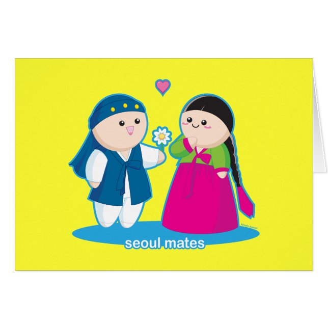 Cartão Companheiros de Seoul (Frente Horizontal)