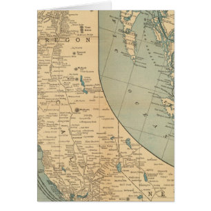 Cartão Companhia de Vapor da Costa do Pacífico