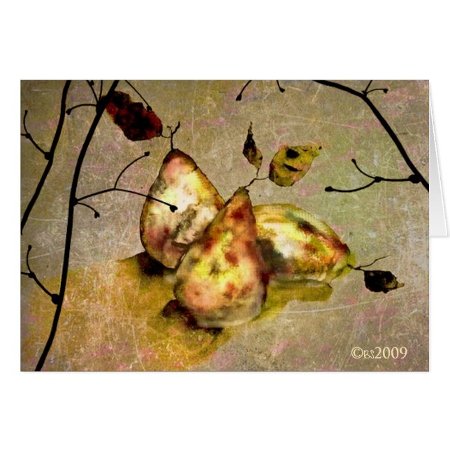 Cartão companhia (três peras) (Frente Horizontal)