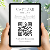 Compartilhe Fotos de Casamento com Código QR