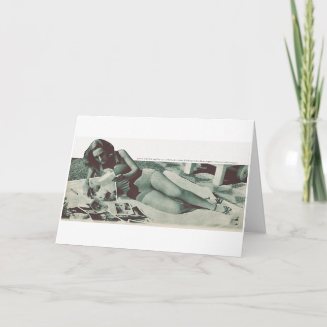 Cartão Compartimento do francês de Joana Crawford 1933 (Frente)