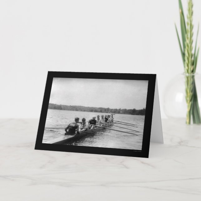 Cartão Competência Shell 1915 do enfileiramento de Yale (Frente)