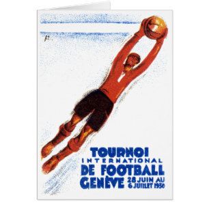 Cartão Competiam 1930 do futebol