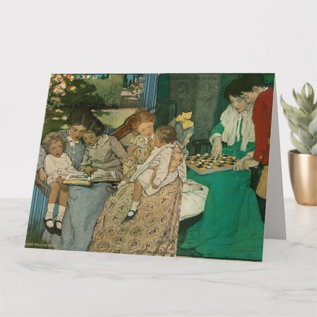 Cartão Compilação de Jessie Wilcox Smith (Planta pequena)