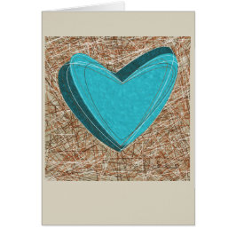 Cartão complicado dos corações. Original!