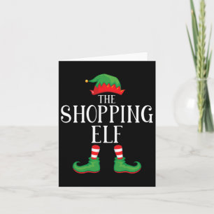 Cartão Comprando Elf Correspondente Group Xmas Funny Fami