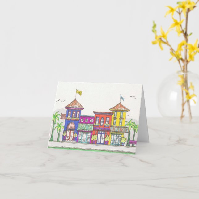 Cartão Compras tropicais (Flor Amarela)