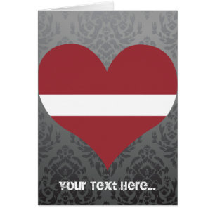 Cartão Compre a bandeira de Latvia