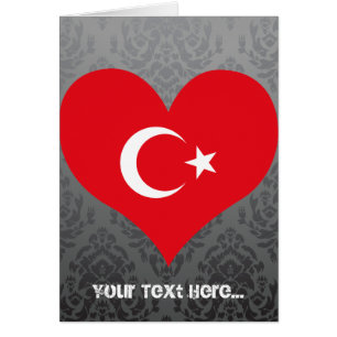 Cartão Compre a bandeira de Turquia
