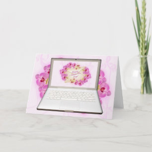Cartão Computador Orquídeas Admin Pro Day