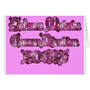 Cartão Comunicação de Hakuna Matata ROCKS Art Impressão