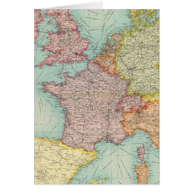 Cartão comunicações da Europa Ocidental (Frente)