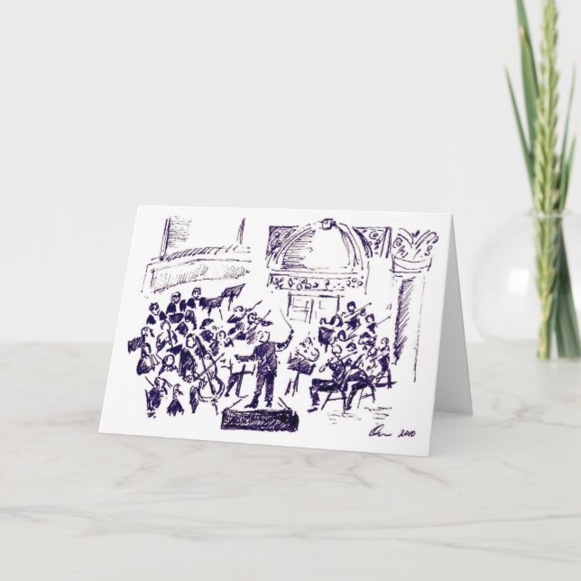 Cartão concerto 2010 do salão do carnagie (Frente)