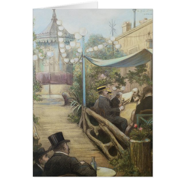 Cartão Concerto de L'Aperitif, rua Dorsel (Frente)