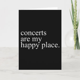 Cartão Concertos São Meu Lugar Feliz Divertido Amante de 