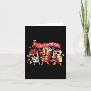 Cartão Concessões de Filmes Retrô Vamos Assistir Filmes d