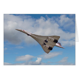 Cartão Concorde supersónico G-BOAB