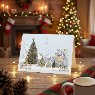 Cartão Concurso da Árvore de Natal de Whoville