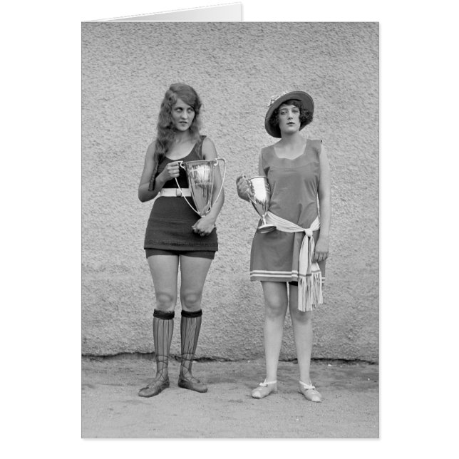 Cartão Concurso de Beleza de Banho, 1922 (Frente)