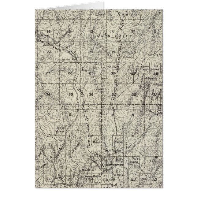 Cartão Condado de Madera, Califórnia 8 (Frente)