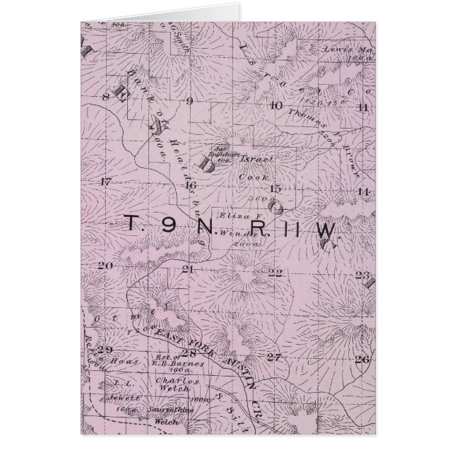 Cartão Condado de Sonoma, Califórnia 11 (Frente)