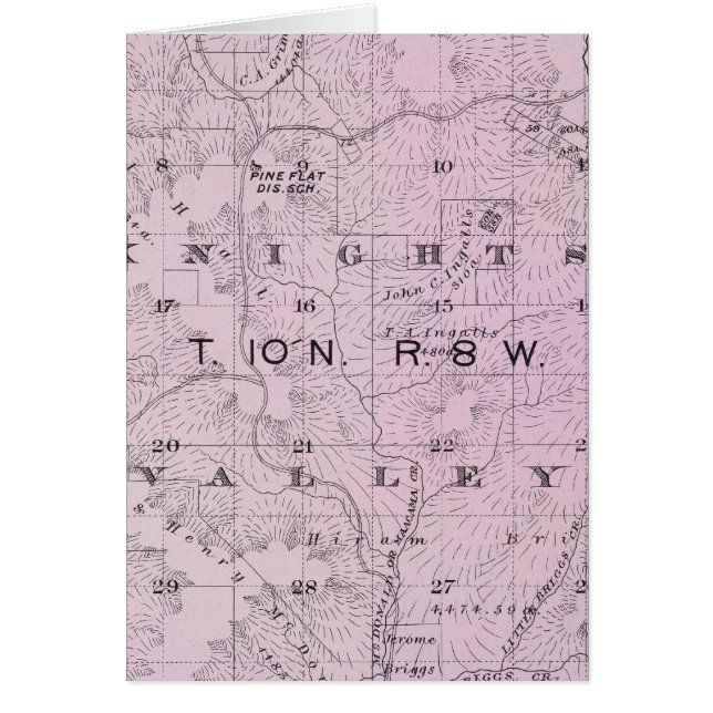 Cartão Condado de Sonoma, Califórnia 17 (Frente)