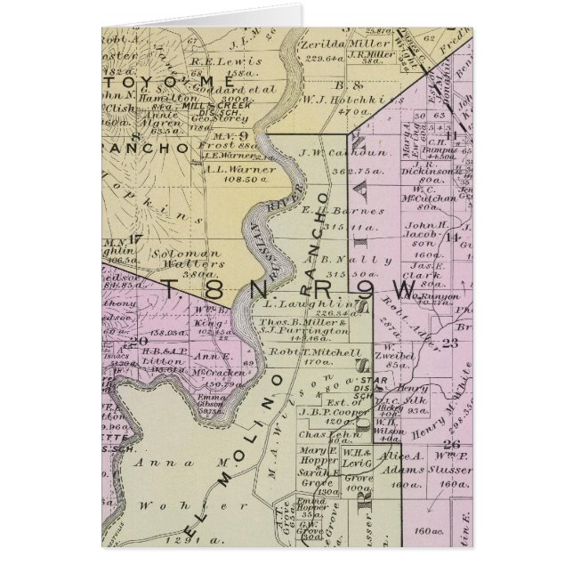 Cartão Condado de Sonoma, Califórnia 2 (Frente)