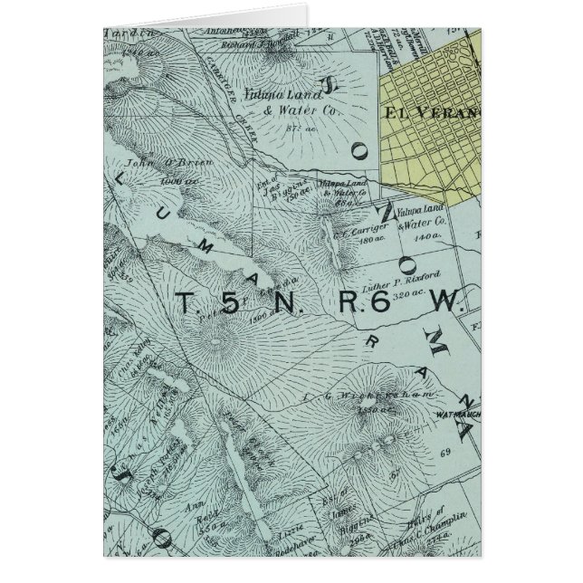 Cartão Condado de Sonoma, Califórnia 26 (Frente)