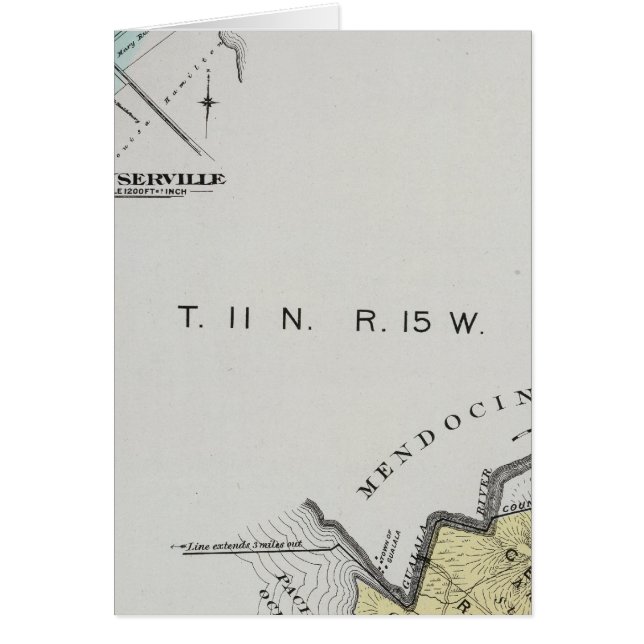 Cartão Condado de Sonoma, Califórnia 3 (Frente)