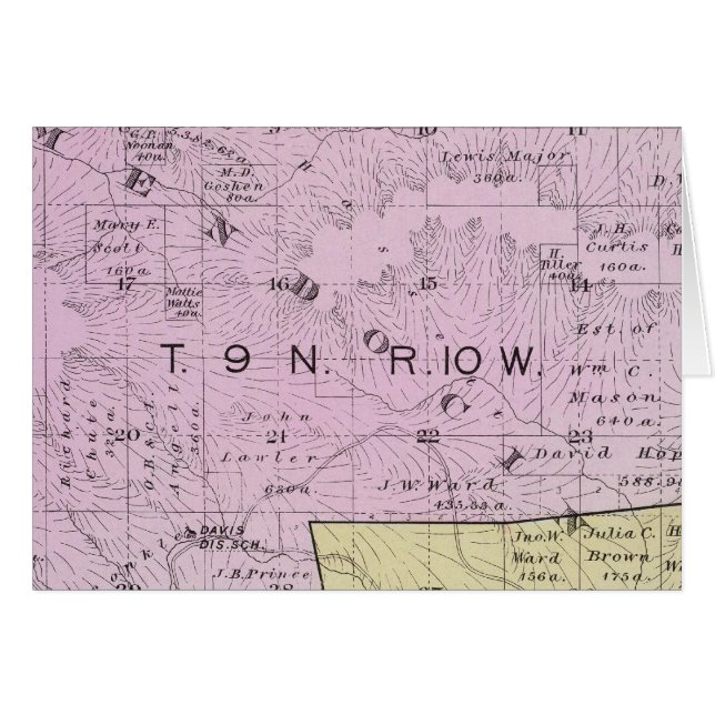 Cartão Condado de Sonoma, Califórnia 32 (Frente Horizontal)