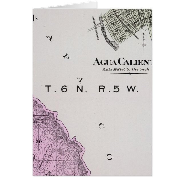 Cartão Condado de Sonoma, Califórnia 6 (Frente)