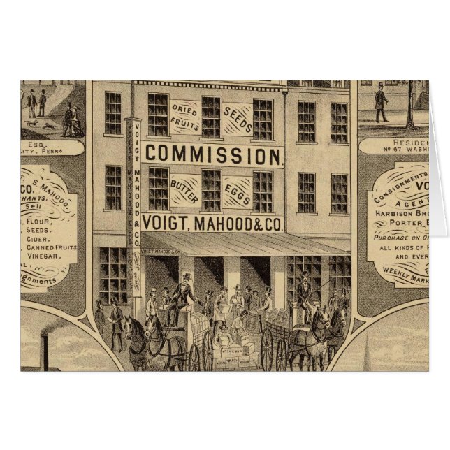 Cartão Condado de Westmoreland, Pensilvânia (Frente Horizontal)