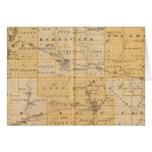 Cartão Condados de Pocahontas, Cherokee