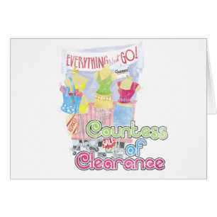 Cartão Condessa do afastamento