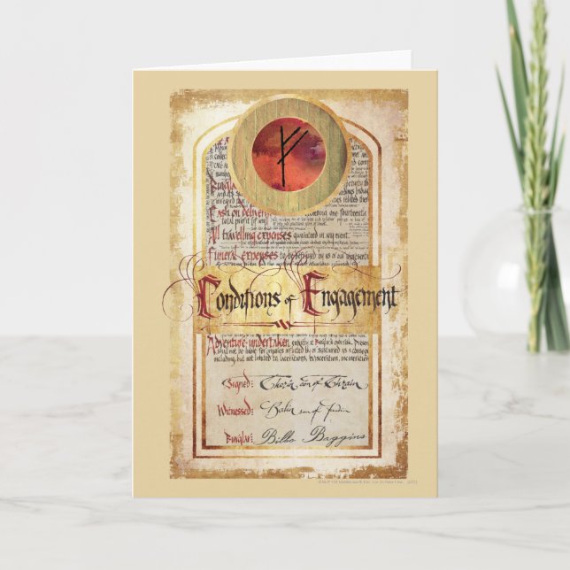 Cartão Condições de Noivado (Frente)