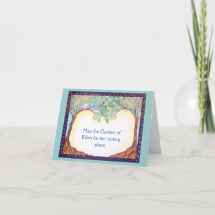 Cartão Condolence card for woman