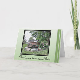 Cartão Condolences on the Loss of your Father - Card