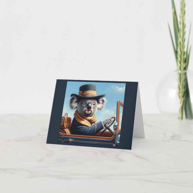 Cartão Condução De Koala (Frente)