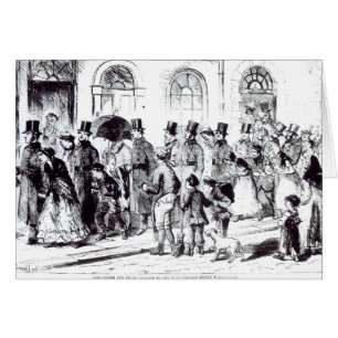 Cartão Conduzindo as cargas da noite