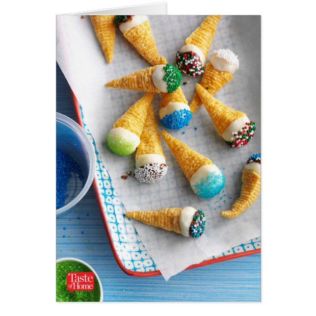 Cartão Cones do cornetim (Frente)