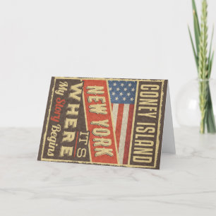 Cartão Coney Island New York