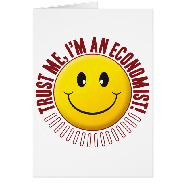 Cartão Confiança do economista (Frente)