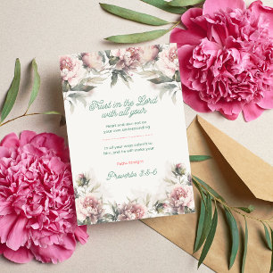 Cartão Confiança no Lorde Proverbs 3:5-6